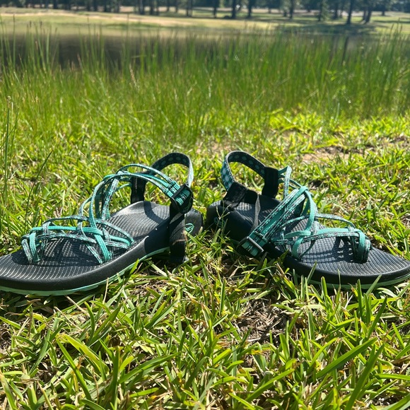 Chaco Blue 3 Strap with Toe Loop - Picture 5 of 6